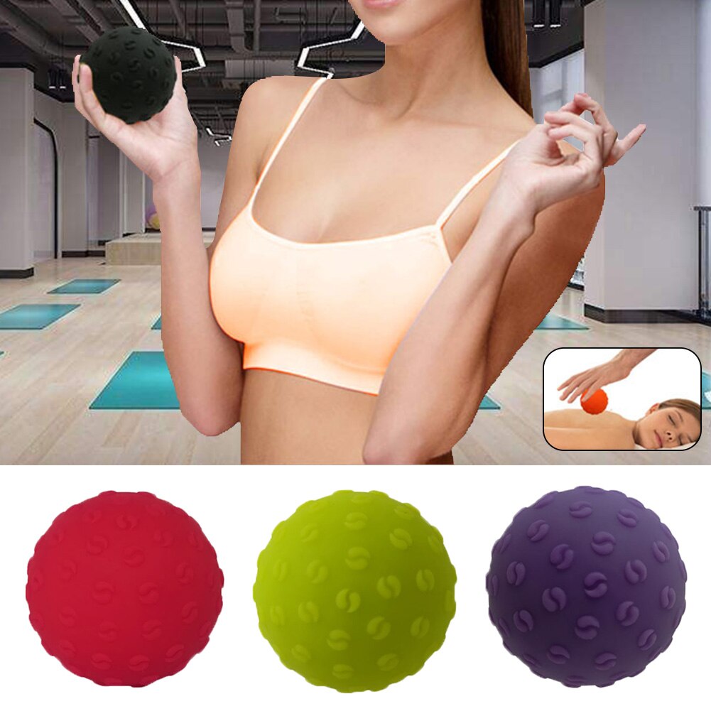 Back Silicone Massage Ball Trigger Point Pain Relief Hand Foot Sensory Training Muscle Relaxation Healthy Care Physiotherapy