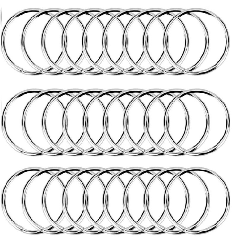 200 Stück Offene Biegeringe 6 Mm – Schlüsselanhänger-Ringe Für DIY Schmuck & Bastelzubehör