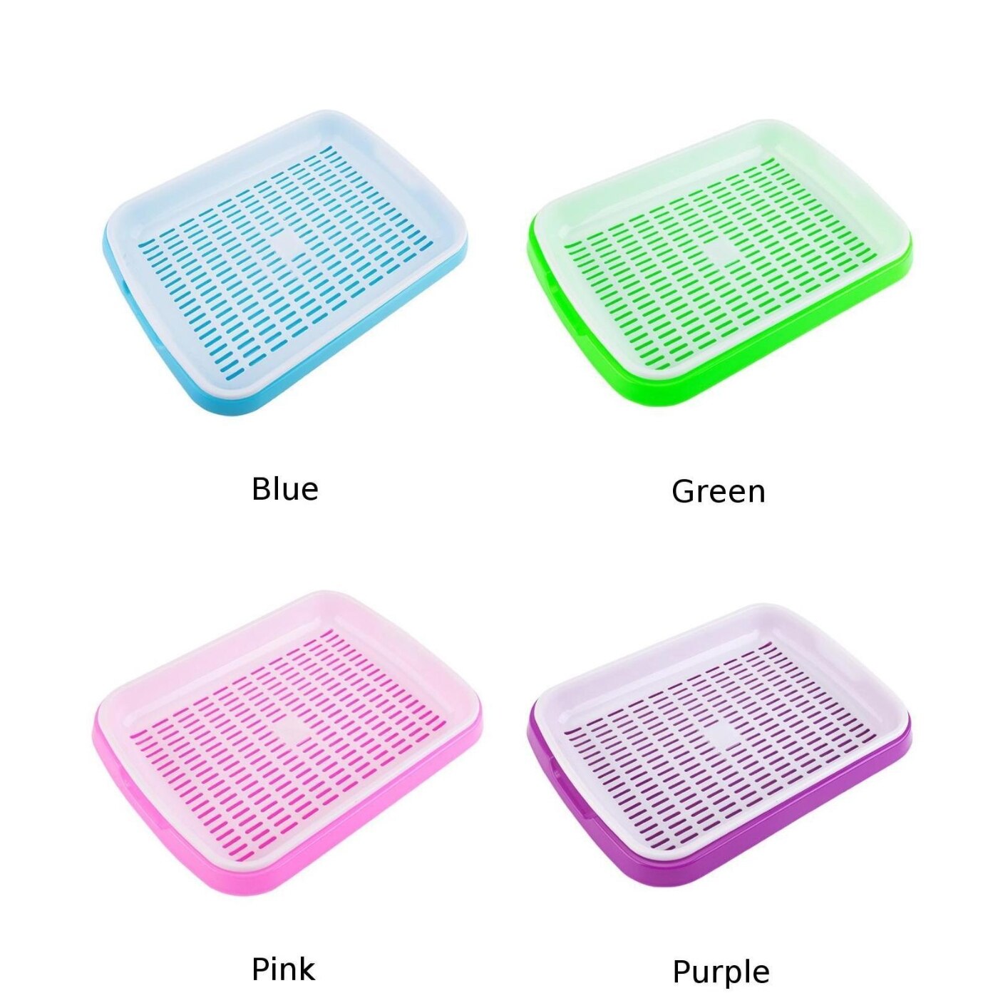 Practical Seeder Box Indoor Gardening Home PP plastic Soil-Free Wheatgrass