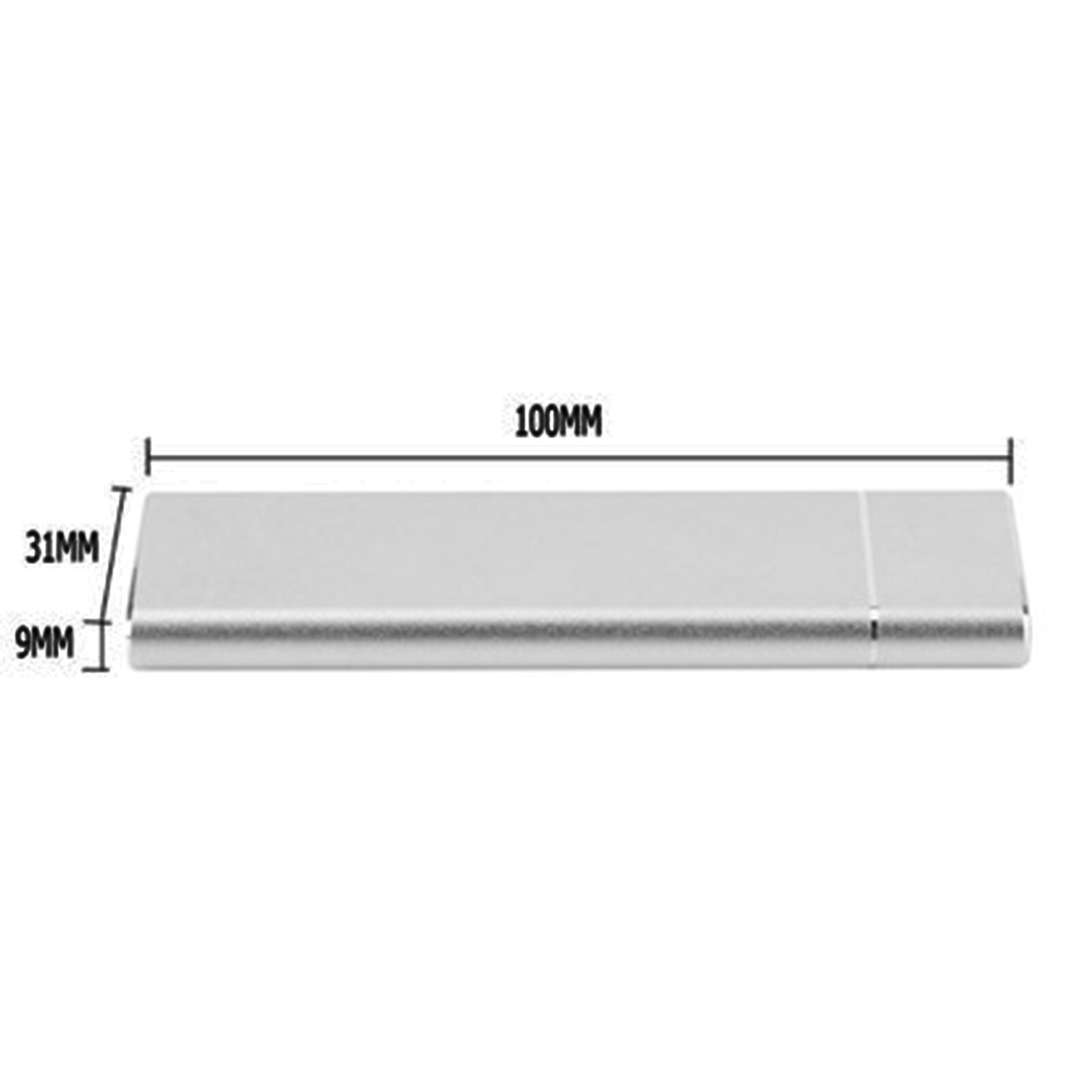 Caja de cierre USB 3,1 tipo C a M.2 NGFF SSD, caja de disco duro para ordenador portátil/PC HDD, caja tipo C 3,1, carcasa HD HDD