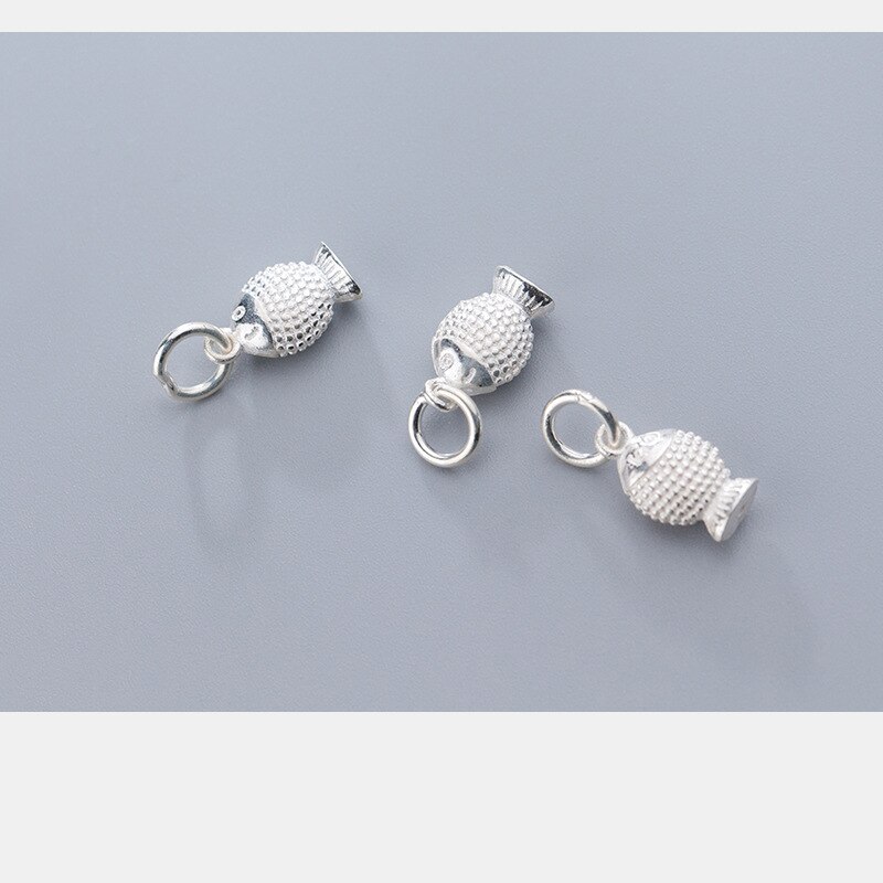 Uqbing 925 Sterling Zilveren Vis Bedels Voor Vrouwen Bijoux Dier Sieraden Bevindingen Acessories
