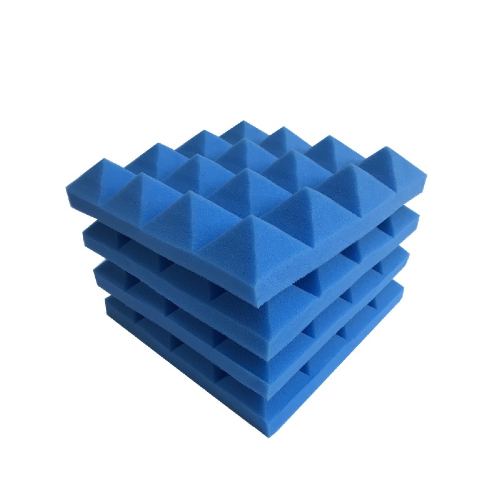 6Pcs 25X25X5 Cm Piramide Studio Akoestische Panel Tegel Geluiddichte Foam Kussen Geluidsisolatie Absorptie geluid Absorberende Spons