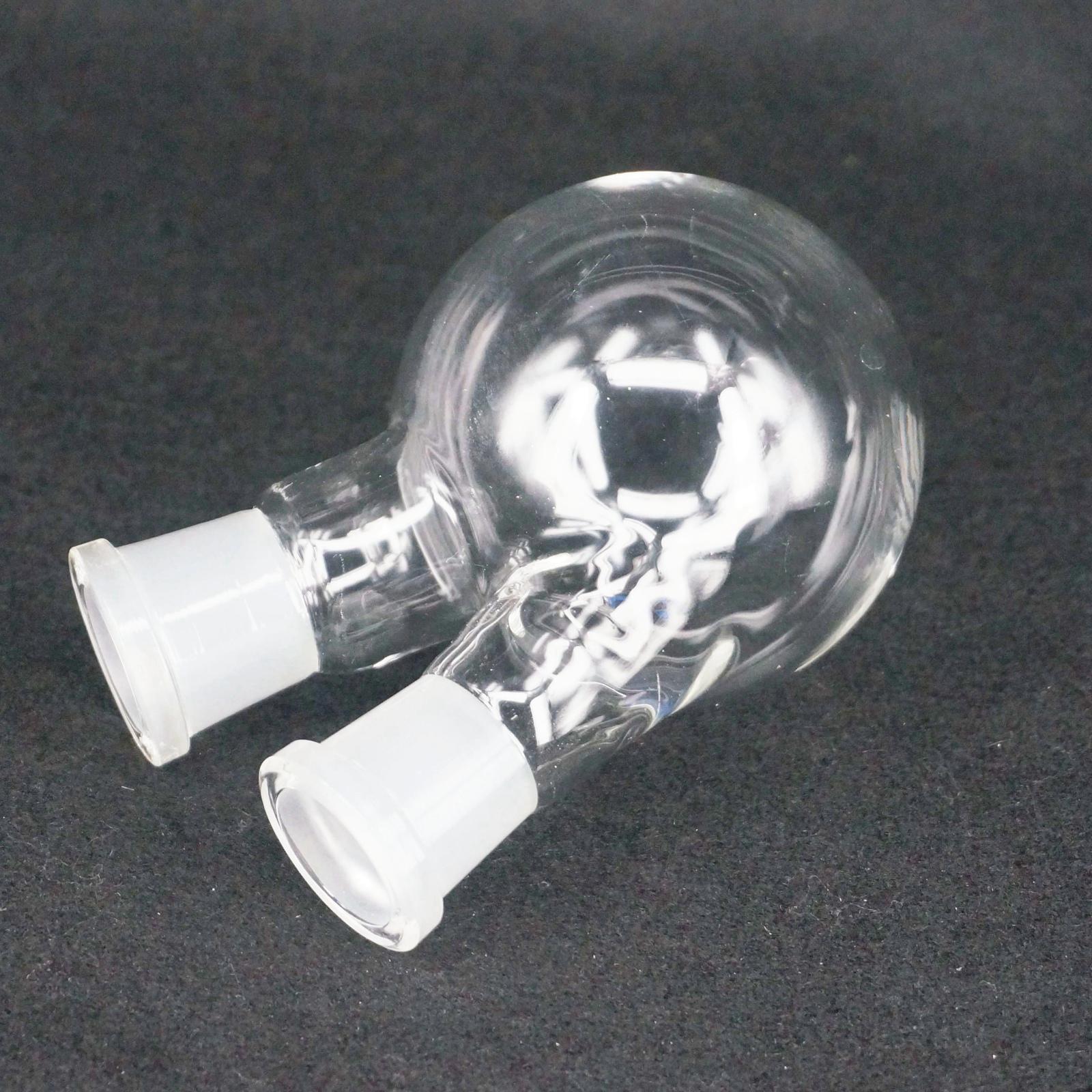 250ml Laboratory Borosilicate Glass 24/29 Joint Glass Flask round bottom with two necks