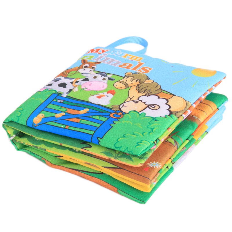 10 pagina's speelgoed voor baby's, vroege ontwikkeling, stoffen boeken, kleurrijk educatief activiteitenboek