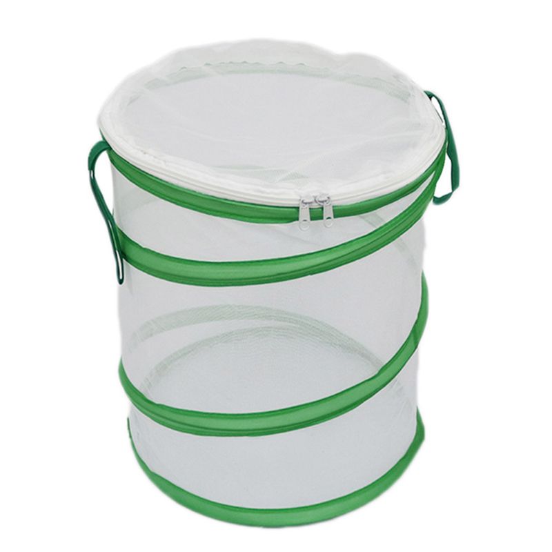 Folding Butterfly Habitat Cage Portable Insect Terrarium Outdoor Insect Viewer Q39B