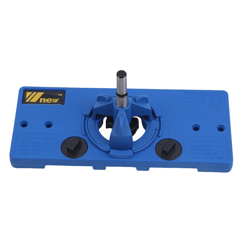 Gabarit de trous de porte pour charpentier, outil de bricolage pour le travail du bois, 35MM: blue