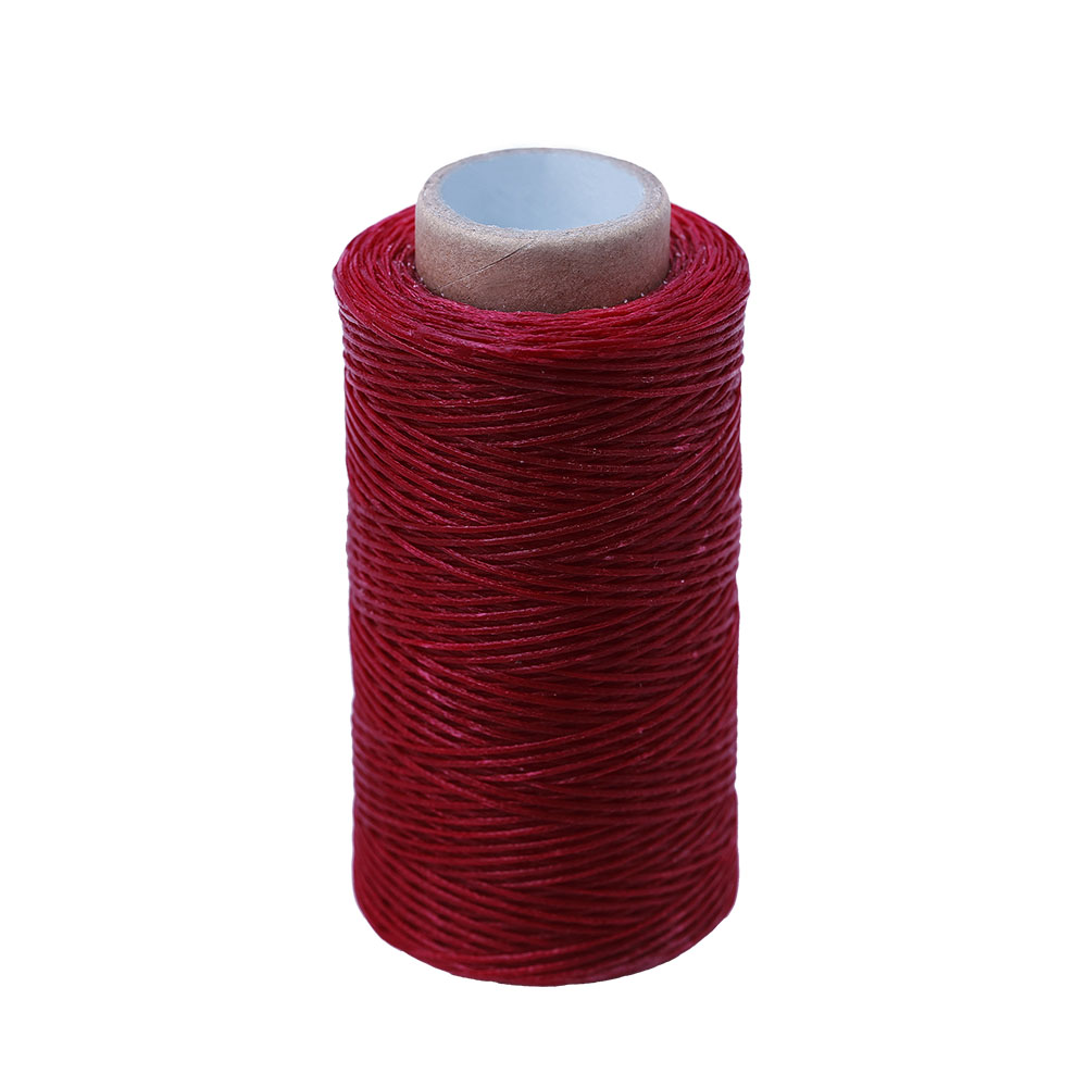 LMDZ 150D 250M Leather Craft Sewing Waxed Thread Heavy Duty Waxed Coarse Whipping Thread 1mm Leather Hand Stitching Multi Color: 3481