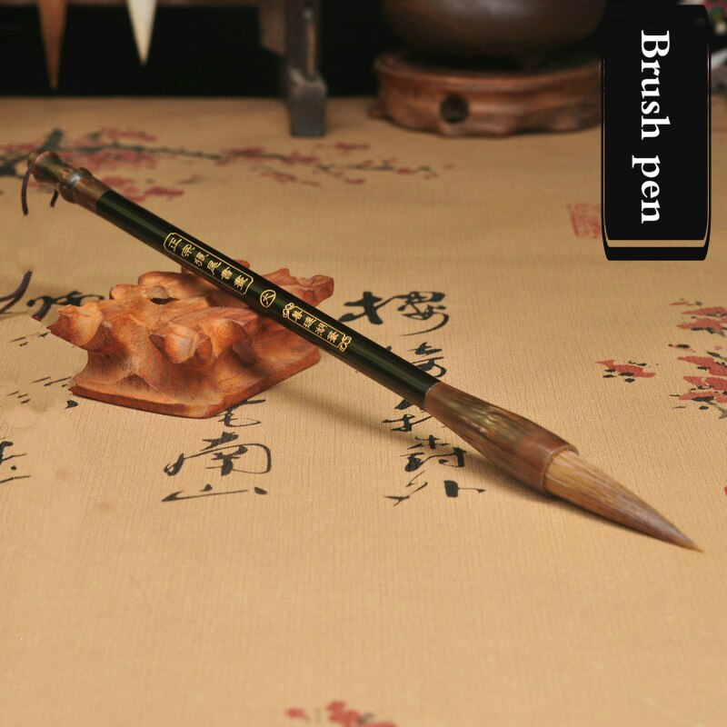 Chinesische Kalligraphie Pinsel Wiesel Haar Pinsel einstellen Offizielle Skript Malerei Praxis Schreiben Pinsel Stift 3 stücke Caligrafia Tinta China