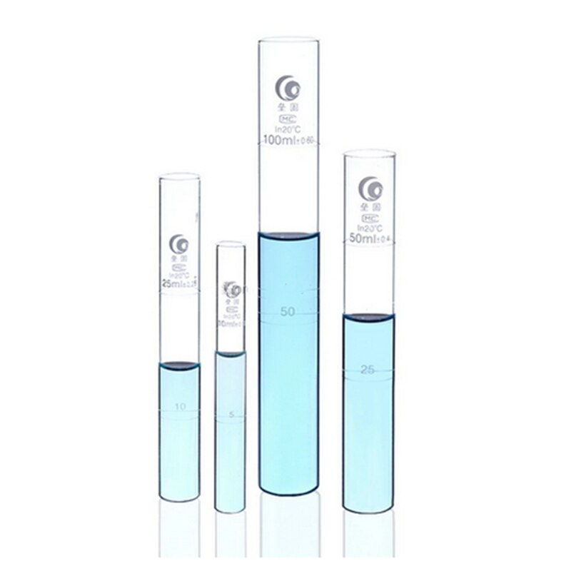 6pcs/lot 10ml 25ml 50ml 100ml Glass color comparison tubes Nessler Colorimetric tube For laboratory experiment