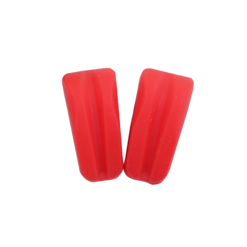 Silencieux Anti-choc pour arc, corde en caoutchouc , résistant à l'usure, convient à la plupart des arcs recourbés: Red