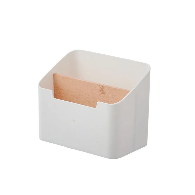 Fernbedienung Halfter Schreibtisch Lagerung Organizer Kasten Container Bambus Holz Partition Abnehmbare Lagerung Kasten Schreibtisch Büro Liefert