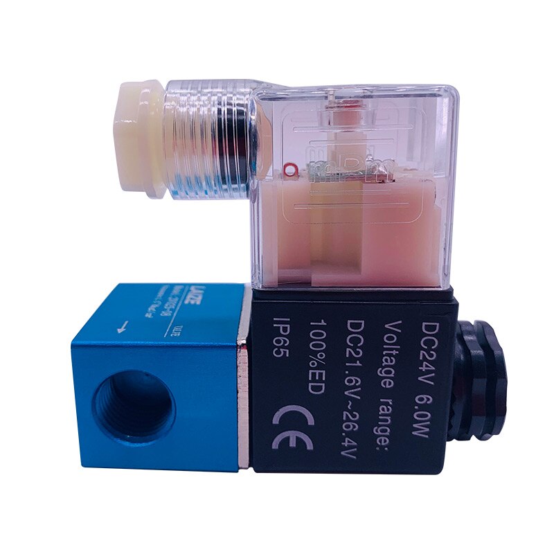 2 Position 2 Port Air TAC Air Solenoid Valves DC 12V/24V 1/4"1/8" BSP 2V025-08 Pneumatic Control Valve AC 12V/24V/110V/220V