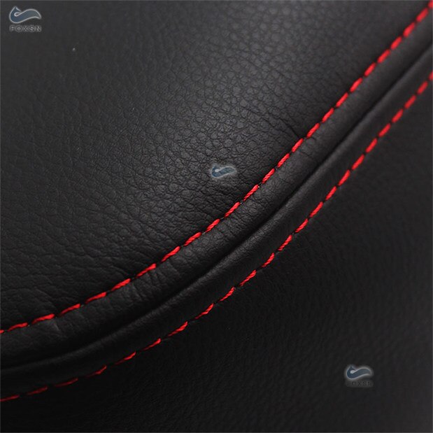 Zacht Leer Center Armsteun Cover Voor Ford Focus Auto Center Console Deksel Armsteun Doos Huid Cover sticker Trim