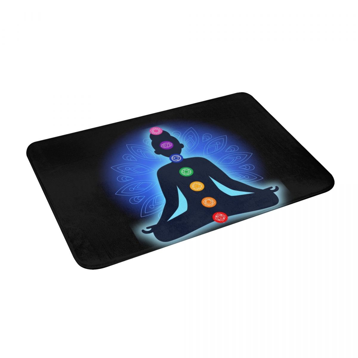 Badmat Yoga Meditatie Spirituele Decor Boeddha 3D Tapijt Tapijt Deurmat Antislip Entree Woonkamer Thuis Keuken Water olie Proof