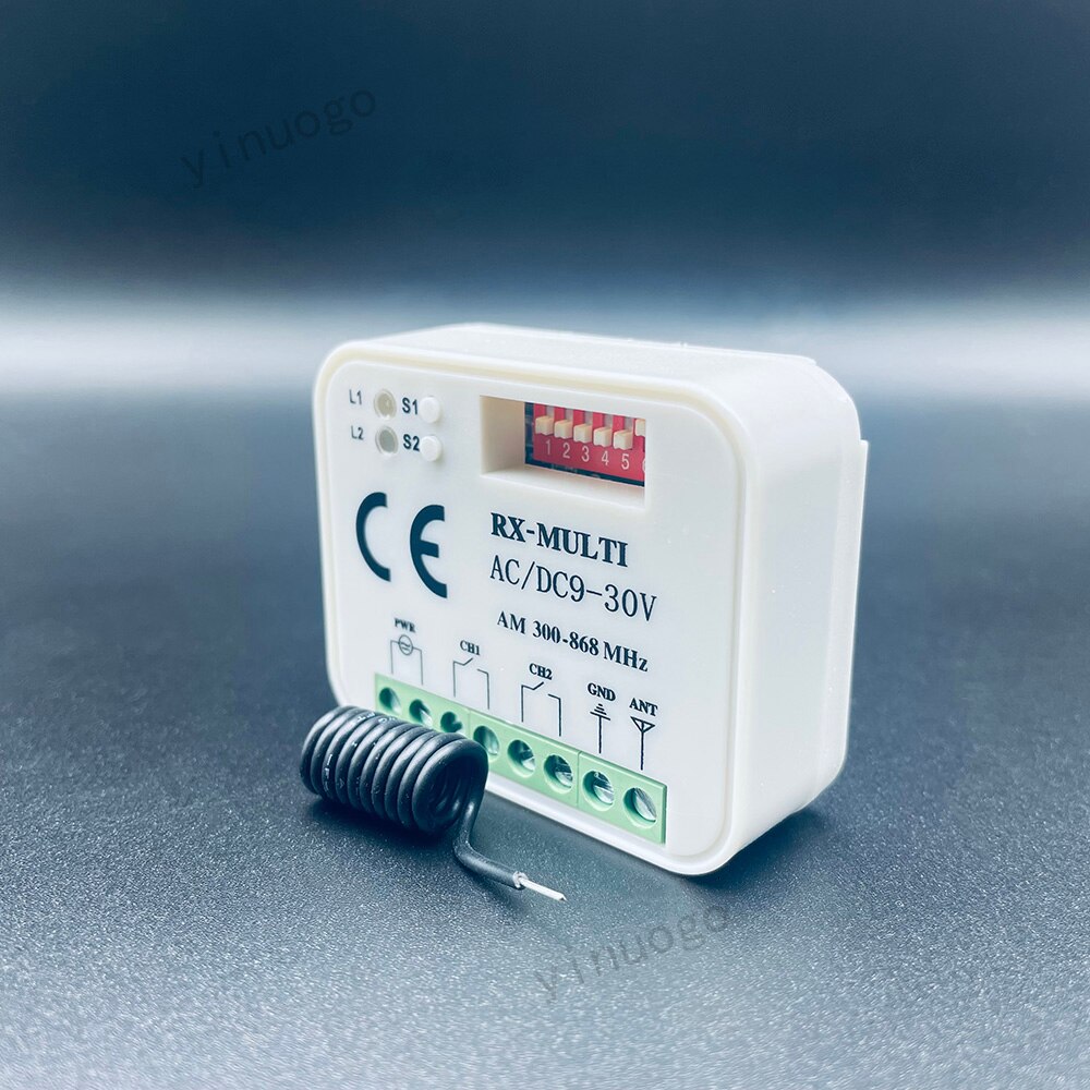 Aprimatic TR2 TR4 TM4 TX2M/4M Garagepoort Afstandsbediening Ontvanger RX-MULTI Ac/DC9-30V 300-868mhz Universele Deur Controle Ontvanger