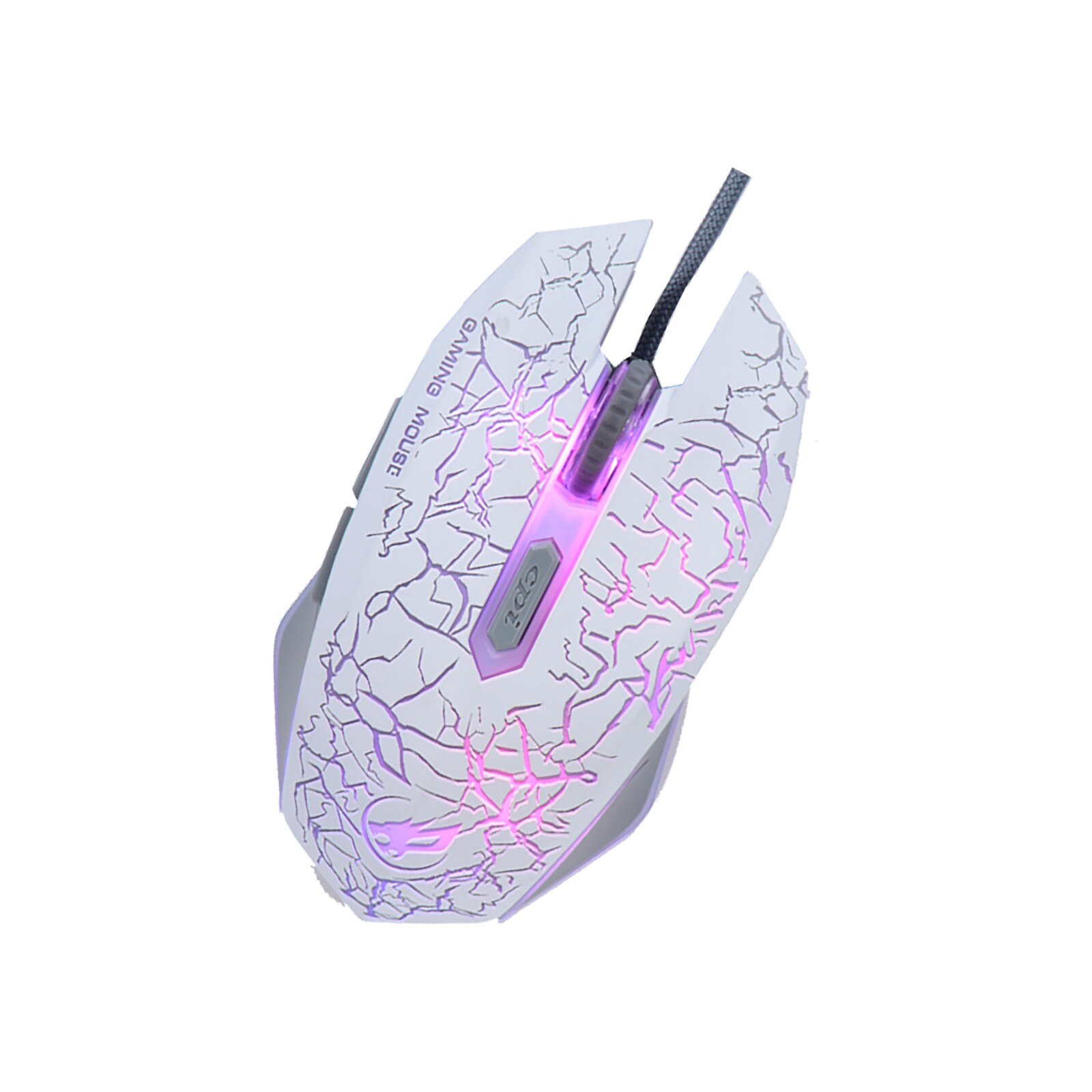 Wired Mouse LED Light Optical Portable Mouse USB Plug And Play Mouse Ergonomic Gaming Mice For Computer: B