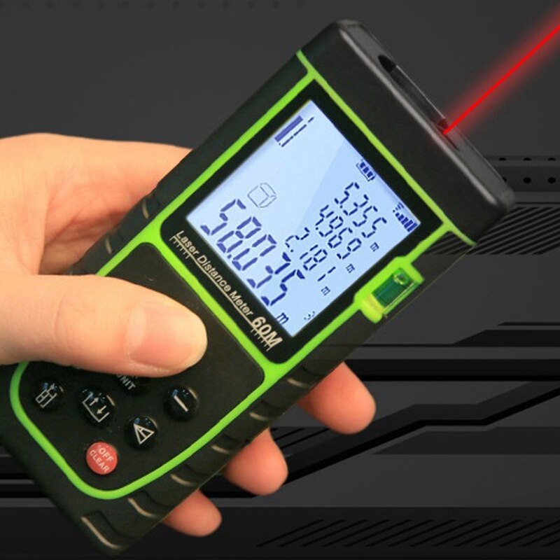 Telémetro de mano, instrumento de medición infrarrojo, regla electrónica, 40M