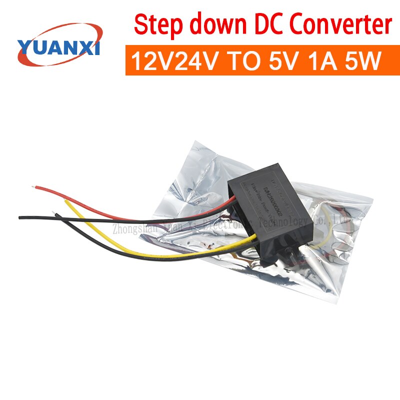 5W Step Down DC Converter 12V 24V TO 5V 1A Dc D... Grandado 