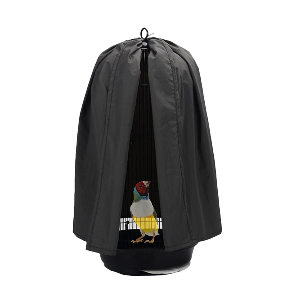 Cache Cage à oiseaux pare-vent | Panier à oiseaux rond, pare-vent, Cage à oiseaux, bouclier pour maison à oiseaux: Gris