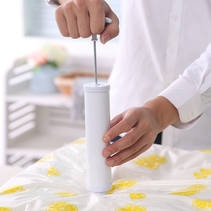 Verdikte vacuüm opbergtas voor kleding, vacuüm gecomprimeerde zak, herbruikbare vacuümzak voor het opbergen van kleding