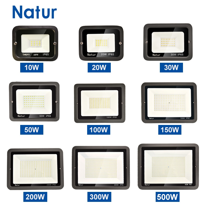 Spotlight 10W 20W 30W 50W 100W 150W 200W 300W 500W Led Floodlight Outdoor IP65 Led Spotlight LED Flood Light Garden Lamp Light