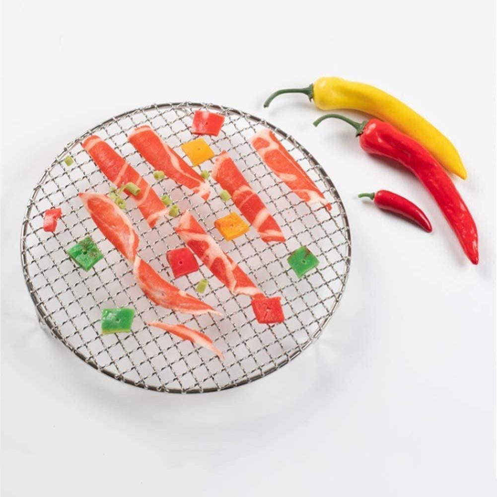 Stainless Steel Round Kitchen Steaming Cooking Grilling Rack for Air Frying Pot
