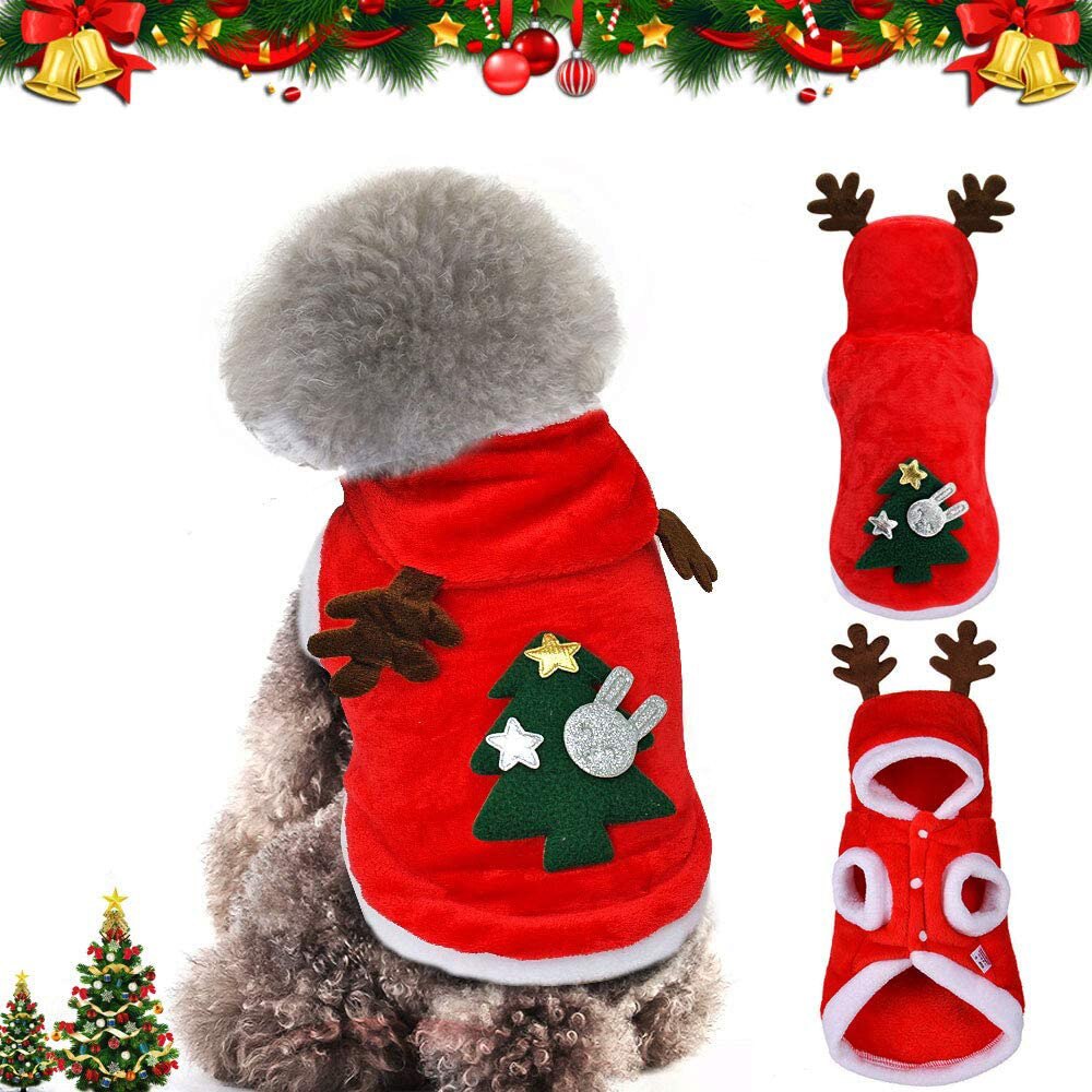 Hond Kerst Kleding Kat Kostuum Elanden Jas Jas Huisdieren Kerst Hond Kleding Kostuums Voor Grote Hond Of Kleine Hond XS-XL