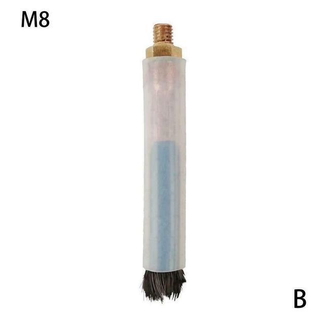 TIG WIG-cepillo de limpieza M6/8/10, cubierta de limpieza, limpiador de costura soldada para decapado electrolítico, accesorios de limpieza de soldadura: M8