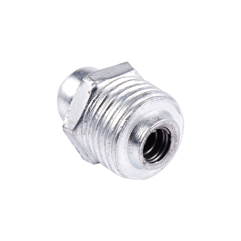Pak van 5 M10x1 buitendraad Rechte metalen grease nipple zerk nozzle