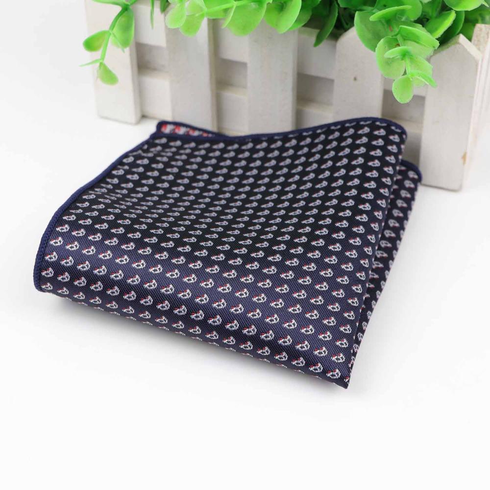 Men Kid Polyester Handkerchiefs Woven Printing Pocket Square Hankies Party Casual Bike Umbrella Dog Car Pockets Hanky: 1