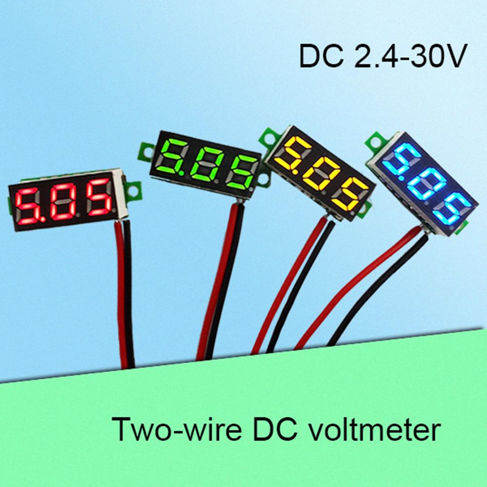 Led Digitale Voltage Voltmeter Dc 0-30V 2 Wire Led Display Digitale Voltmeter # Bo