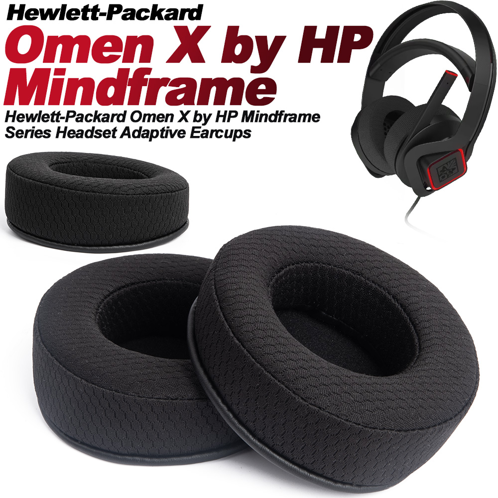 Almohadillas de repuesto para auriculares, orejeras HP Omen MindFrame, almohadillas para auriculares para juegos, tela de malla, cubiertas para memoria, esponja, proteína suave