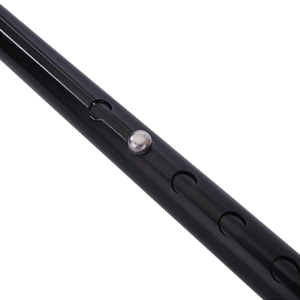 LED Light Four-legged Walking Stick Telescopic Baton Hiking Trekking Poles Metal Folding Cane Elderly People Crutches Pole