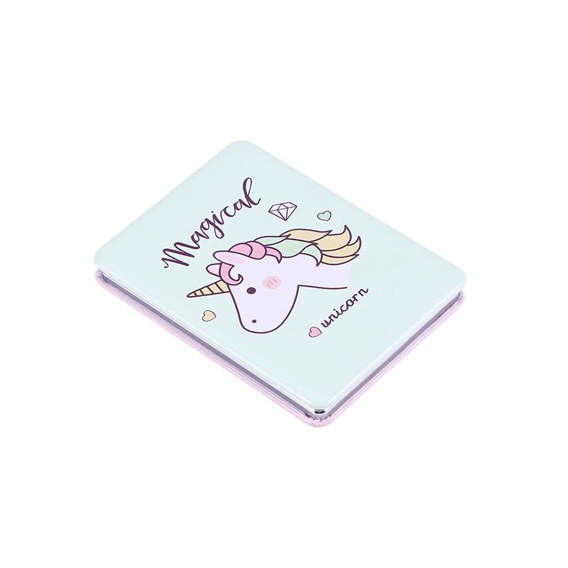 Double-Sided Makeup Mirror Portable Folding Compact Pocket Mirror Rectangle Mirror Cosmetic Tools