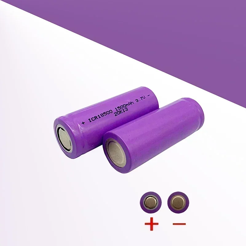 18500 Lithium ion battery, rechargeable battery, 18500 battery, 3.7V 1500mAh
