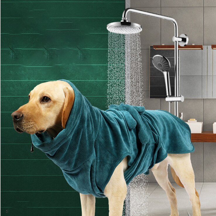 Hond Badjas XS-XXXL Hond Badhanddoek Voor Kleine Medium Grote Honden Microfiber Super Absorberende Huisdier Kat Drogen Handdoek