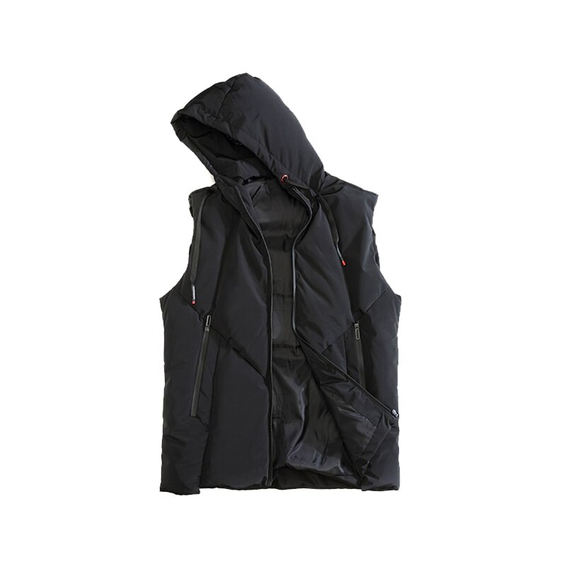 Gxxh brand vest herre varm overdimensioneret hætte vest mænd vinter ærmeløs bomuldstøj størrelse xxl -7xl gilet homme veste mandlige: 7xl