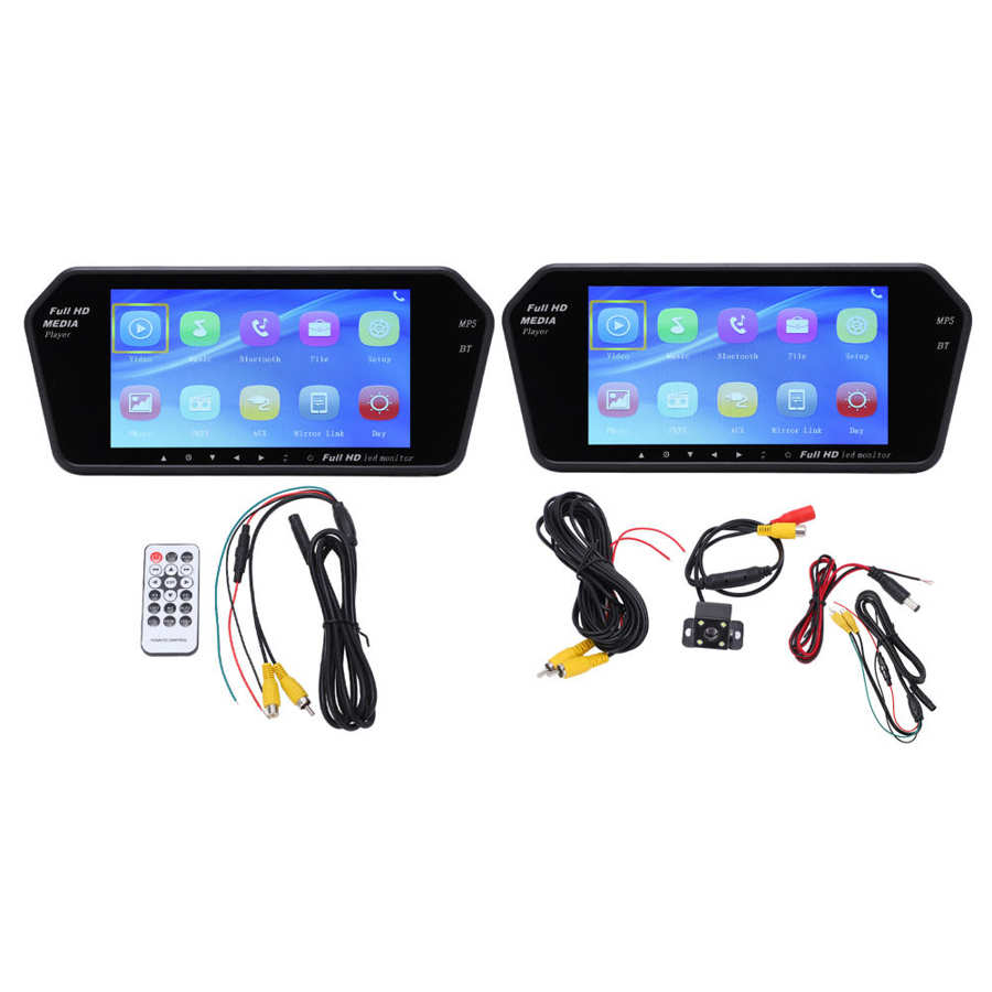 Reversing Monitor 7in Backup Camera Monitor with Remote Control for SUVs for Trucks for Cars