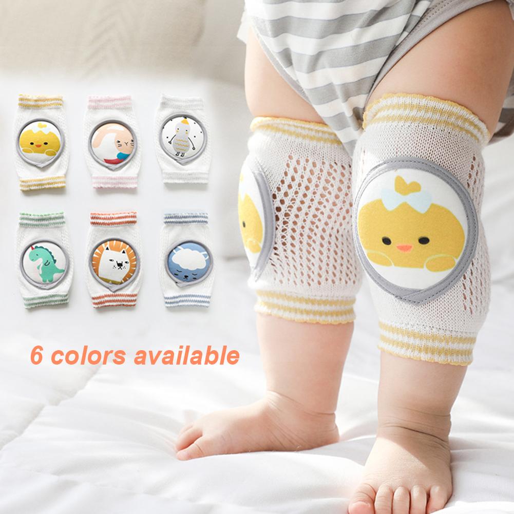 2 pcs Safety Baby Knee Pad Kids Safety Protector Crawling Elbow Cushion Infant Toddlers Knee Pad Anti-slip Winter Leg Warmers