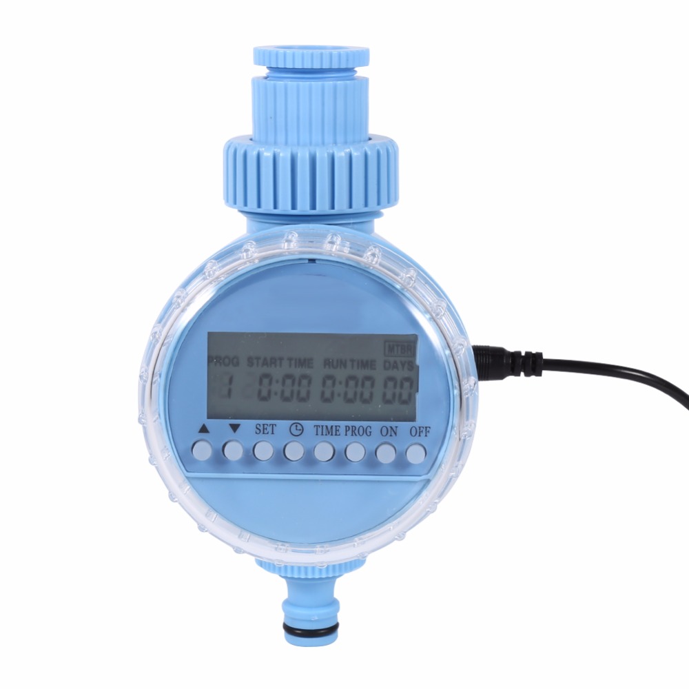 1x AC Garden Auto Water Saving Irrigation Controller LCD Digital Watering Timer US Plug