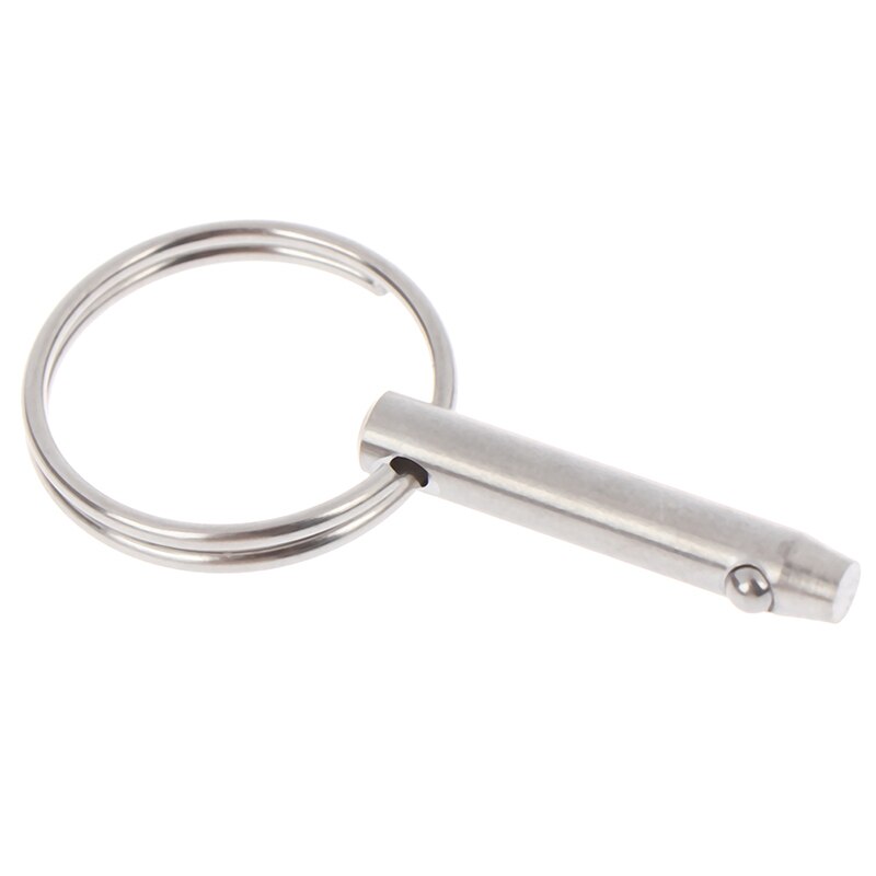 6.3*38mm Marine Grade 1/4 Inch Quick Release Ball Pin For Boat Bimini Top Deck Hinge Marine Stainless Steel 316