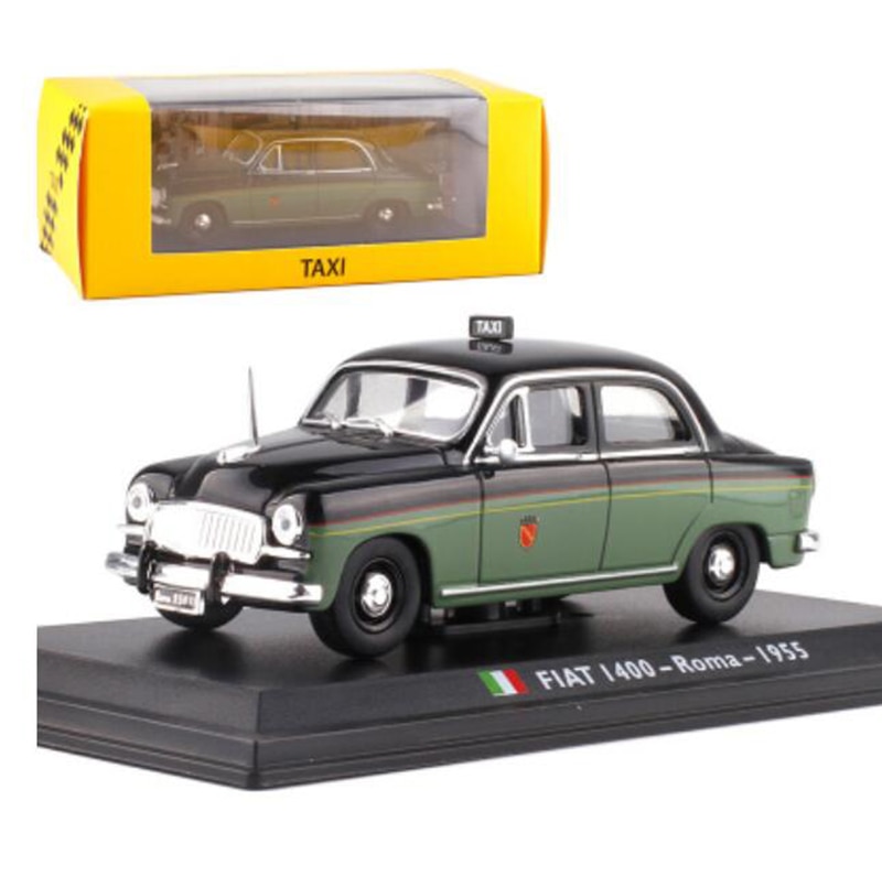 1:43 Scale Metal Alloy Classic FIAT FORD Cab Taxi Car Truck Model Diecast Alloy Car Model Auto Vehicles Toys For Collection