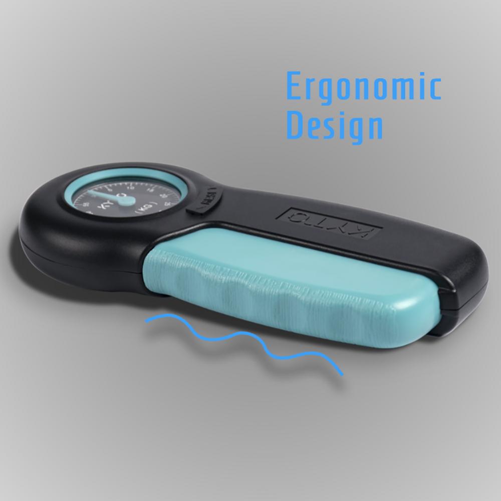 Tool 0-55kg Mechanical Pointer Hand Grip Power Force Strength Meter Measure Tool