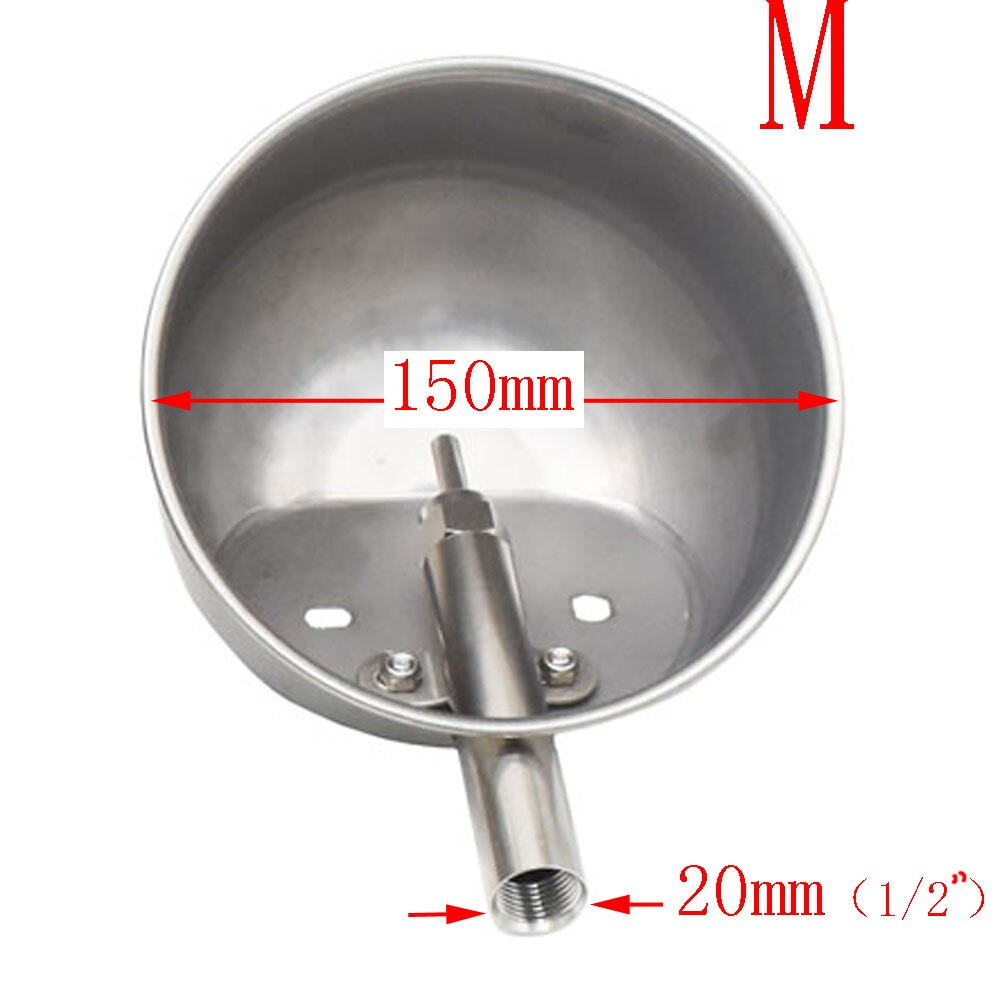 1 Pcs 304 Stainless Steel Pig Drinking Water Bowl Drinking Water Tank Piglets Automatic Drinking Fountains Pig Feeder Equipment: M