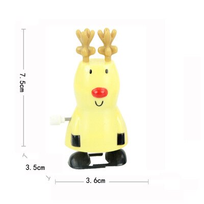 Muchos tipos de Papá Noel, muñeco de nieve, pingüino, juguetes clásicos de cuerda, juguetes de cuerda de navidad, para niños: 07