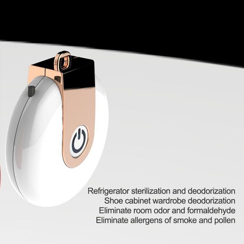 Wearable Air Purifier Personal Mini Air Necklace Negative Ion Air Freshener No Radiation Low Noise for Adults Kid USB Portable