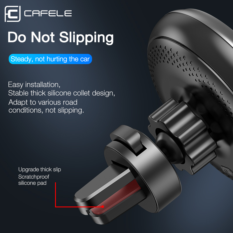 Cafele 10W Wireless Car Charger Voor Telefoon in Auto Draadloze Oplader Intelligente Infrarood Snelle Draadloze Opladen Auto Telefoon Oplader