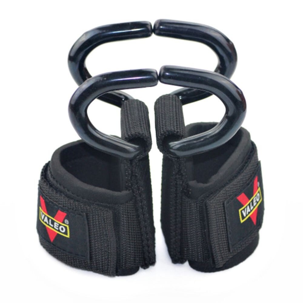1 par acolchoado luvas de levantamento de peso gancho fitness haltere haltere musculation wrap cintas ginásio suporte bandas