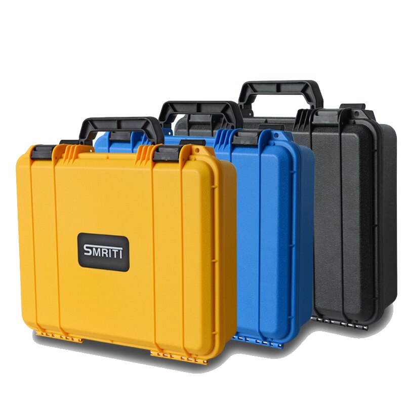 Direct Supply Portable Computer Storage Case Plastic Portable Hardware Toolbox Equipment Box With File Pocket Pre-Cut Foam