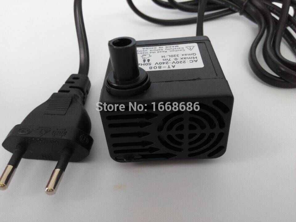 Micro AC 220-240V Mini Submersible Pump Mini water pump For Fountain Gardening Solar Circulation System EU Plug